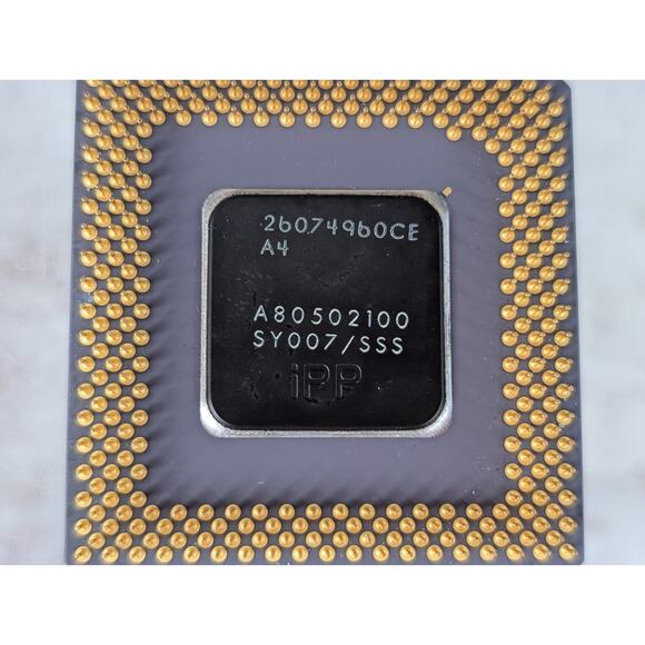 Intel Pentium 100 A8050210 SY007 E0 CPU Processor Socket 5 Socket 7 NO FDIV BUG - Picture 5 of 5